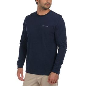 Columbia Csc M Basic Sm Logo Ls Tee Lacivert Erkek Tisort