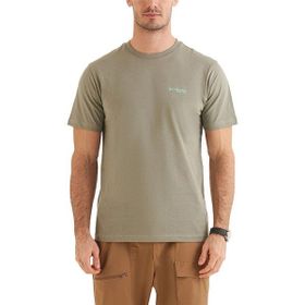 Columbia Csc M Pfg Tarpon Print Ss Tee Haki Erkek T-shirt