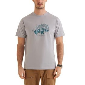 Columbia Csc Range Roamer PFG Gri Kısa Kollu Erkek T-shirt