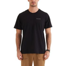 Columbia Csc Rocky Road Siyah Comfort Kısa Kollu Erkek T-shirt