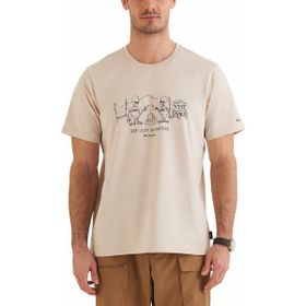 Columbia Csc Welcome Visitors Ekru Comfort Kısa Kollu Erkek T-shirt