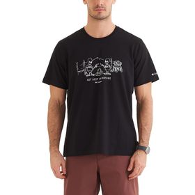 Columbia Csc Welcome Visitors Siyah Comfort Kısa Kollu Erkek T-shirt