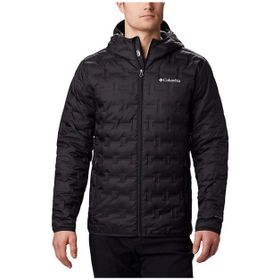 Columbia Delta Ridge Down Hooded Siyah Erkek Kaz Tüyü Mont