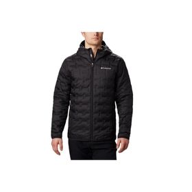Columbia Delta Ridge Down Hooded Siyah Erkek Kaz Tüyü Mont