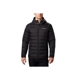 Columbia Delta Ridge Down Hooded Siyah Erkek Kaz Tüyü Mont