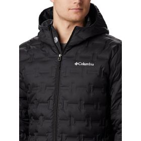 Columbia Delta Ridge Down Hooded Siyah Erkek Kaz Tüyü Mont