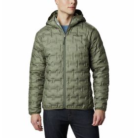Columbia Delta Ridge Down Hooded Yeşil Erkek Kaz Tüyü Mont