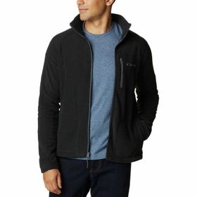 Columbia Fast Trek Erkek Tam Fermuarlı Polar Üst Siyah Sweatshirt