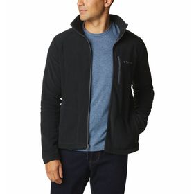 Columbia Fast Trek Erkek Tam Fermuarlı Polar Üst Siyah Sweatshirt