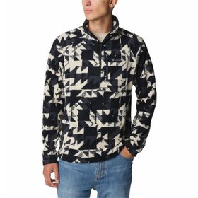 Columbia Fast Trek Printed Half Zip Koyu Gri Erkek Polar Üst
