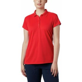 Columbia Fl6087-658 Kırmızı Innisfree SS Polo Yaka Kadın T-Shirt