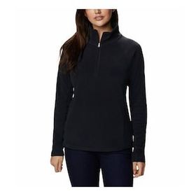 Columbia Glacial 1/2 Zip Kadın Polar Siyah Sweatshirt