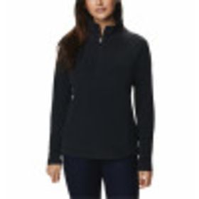 Columbia Glacial 1/2 Zip Kadın Polar Siyah Sweatshirt