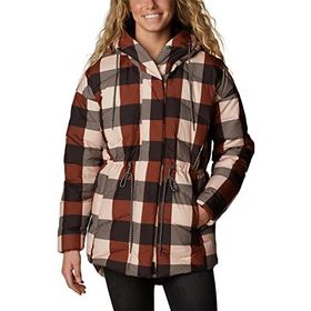 Columbia Icy Heights II Down Novelty Sıcak Bakır Kareli Kadın Ceket