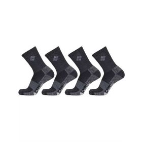 Columbia Lifestyle Moisture Control Basic Crew Erkek 4''lü Siyah Uzun Çorap