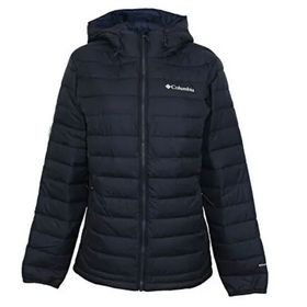 Columbia Powder Lite Hooded 2086944-464 Lacivert Erkek Mont