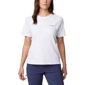 Columbia Summit Valley Beyaz Kısa Kollu Kadın T-shirt