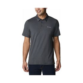 Columbia Tech Trail Polo Gri Erkek Tişört