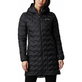 Columbia WK0294 Delta Ridge Long Down Jacket Siyah Kadın Mont