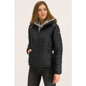 Columbia WK1499-011 Powder Lite Hooded Jacket Siyah Kadın Mont