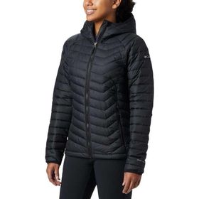 Columbia WK1499-011 Powder Lite Hooded Jacket Siyah Kadın Mont