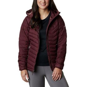 Columbia WK1499-843 Powder Lite Hooded Kırmızı Kadın Mont