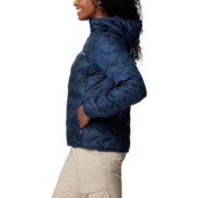 Columbia WK2769 Delta Ridg II Down Hooded Jacket Lacivert Kadın Outdoor Mont