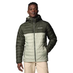 Columbia WO6272-348 Powder Lite II Yeşil Erkek Outdoor Mont
