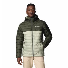 Columbia WO6272-348 Powder Lite II Yeşil Erkek Outdoor Mont