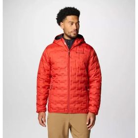 Columbia WO6610 Delta Ridge Down Hooded Kırmızı Erkek Mont