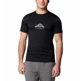 Columbia Zero Rules Short Sleeve Graphic Shirt Siyah Erkek T-shirt