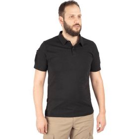 Combat 802 Pike Tactical Polo Yaka Kısa Kollu Taktik Siyah T-shirt