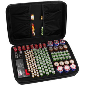 Comecase 142 Pil AA AAA C D 9 V Tacklife MBT01 Pil Test Cihazı Pil Saklama Kutusu