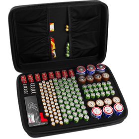 Comecase 142 Pil AA AAA C D 9 V Tacklife MBT01 Pil Test Cihazı Pil Saklama Kutusu