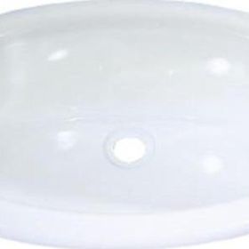 Comet 380x200 mm Polistiren Mini Oval Beyaz Karavan Lavabosu