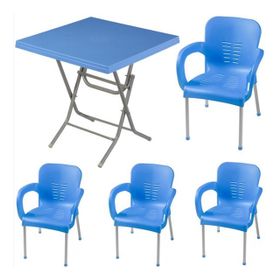Comfort 4 Sandalye 80x80 Masa Bahçe Balkon Takımı