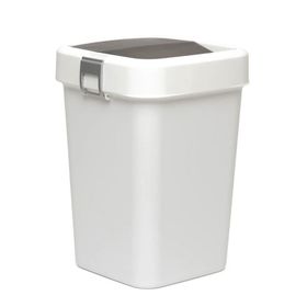 Comfort Kilitli Beyaz 8 lt Çöp Kovası