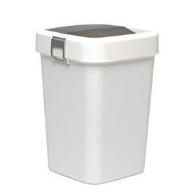 Comfort Kilitli Beyaz 8 lt Çöp Kovası