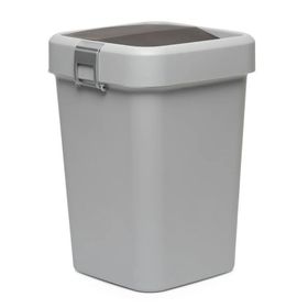 Comfort Kilitli Gri 18 lt Çöp Kovası