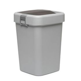 Comfort Kilitli Gri 8 lt Çöp Kovası