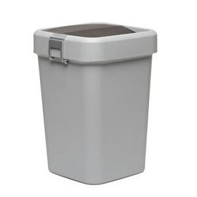 Comfort Kilitli Gri 8 lt Çöp Kovası