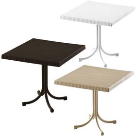 Comfort Palmiye 80x80 Rattan Bahçe Masası