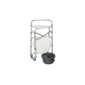 Comfort Plus Dm696 Tekerlekli Kovalı Komot Tuvalet Sandalyesi