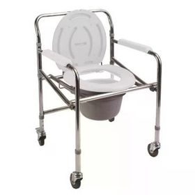 Comfort Plus Dm696 Tekerlekli Kovalı Komot Tuvalet Sandalyesi