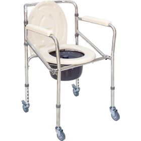 Comfort Plus Dm696 Tekerlekli Kovalı Komot Tuvalet Sandalyesi