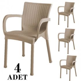 Comfort Rattan 4 Bahçe Sandalyesi