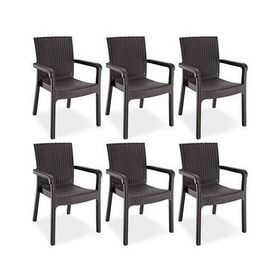 Comfort Trend Yeni Nesil 6 Kişilik Rattan Sandalye Takımı