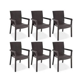 Comfort Trend Yeni Nesil 6 Kişilik Rattan Sandalye Takımı