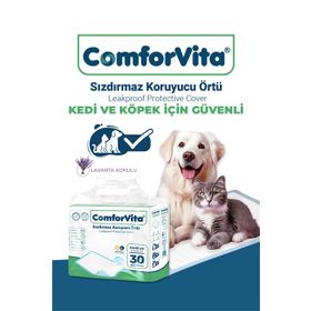 Comforvita 60x90 cm 30 Adet Kedi ve Köpek Çiş Pedi