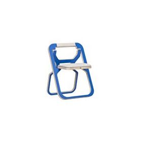 Comfy Delux Mini Katlanabilir Mavi Yer Kaplamayan Plywood Kamp Sandalyesi